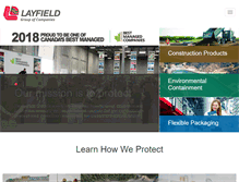 Tablet Screenshot of layfieldgroup.com